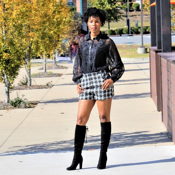 Jealous Tomato Laced Blouse - Picture 2 of 6